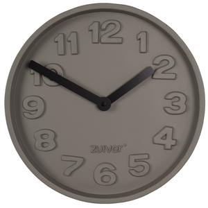 Zuiver klok Concrete Time Black