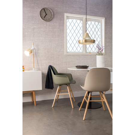 Zuiver Zuiver klok Concrete Time Black