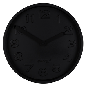 Zuiver klok Concrete Time All Black