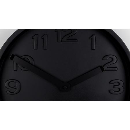 Zuiver Zuiver klok Concrete Time All Black