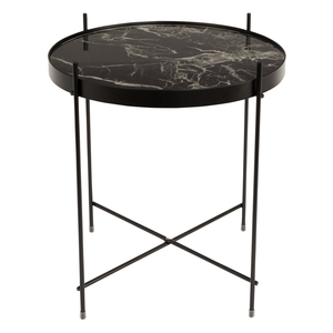 Zuiver bijzettafel Cupid Marble Black