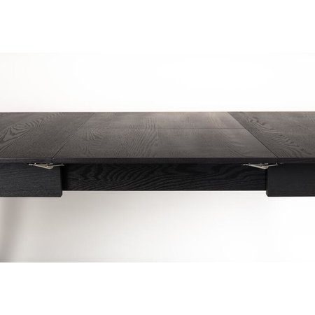 Zuiver Zuiver uitschuiftafel Glimps Black 120 cm