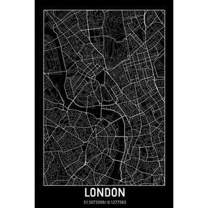 City map London, UK