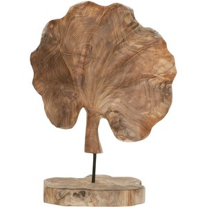 Decoratie blad op voet large