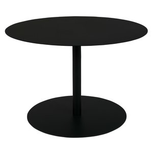 Zuiver salontafel Snow Black Round 60 cm