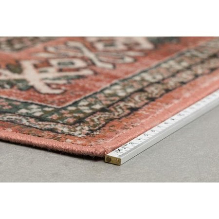 Dutchbone Dutchbone vloerkleed Mahal Pink/Olive 170x240 cm