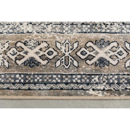 Dutchbone Dutchbone vloerkleed Mahal Grey/Liver 170x240 cm