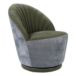 Dutchbone draaifauteuil Madison Olive