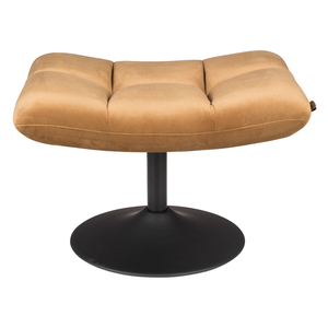 Dutchbone hocker Bar Velvet Golden Brown