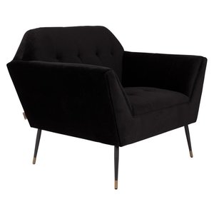 Dutchbone fauteuil Kate Black