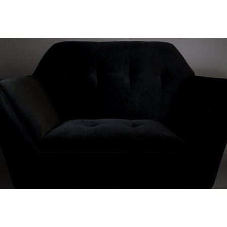 Dutchbone Dutchbone fauteuil Kate Black