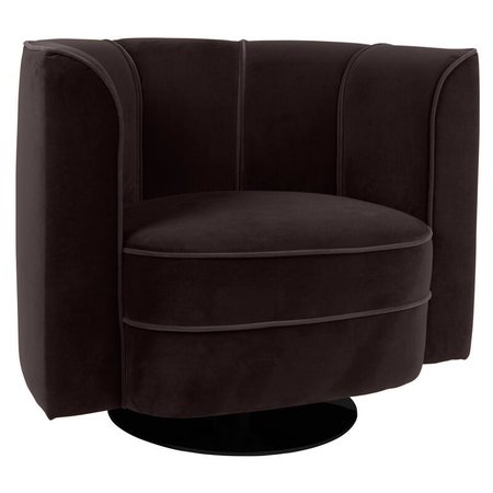 Dutchbone Dutchbone draaifauteuil Flower Black