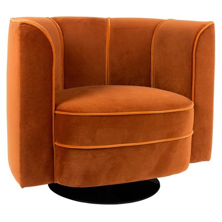 Dutchbone Dutchbone draaifauteuil Flower Orange