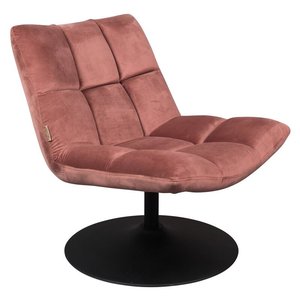 Dutchbone fauteuil Bar Velvet Old Pink