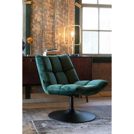 Dutchbone Dutchbone draaifauteuil Bar Velvet Green