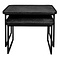 Dutchbone Dutchbone salontafel Winston Black, set van 2