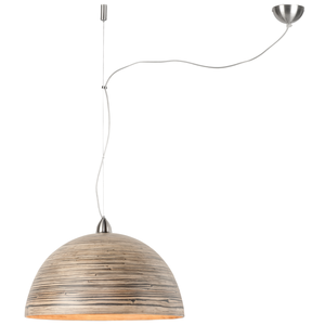 Good&Mojo hanglamp Halong enkel donker naturel