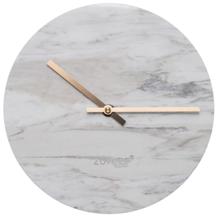 Zuiver Zuiver klok Marble Time White
