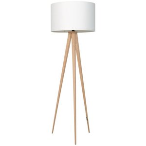 Zuiver vloerlamp Tripod Wood White