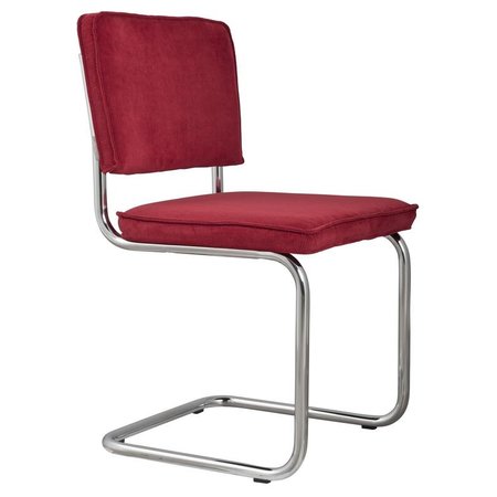 Zuiver Zuiver eetkamerstoel Ridge Rib Red