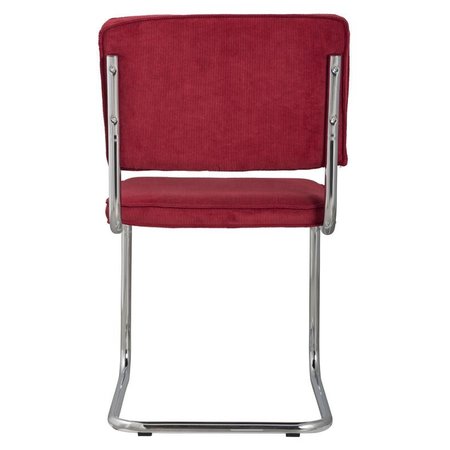 Zuiver Zuiver eetkamerstoel Ridge Rib Red