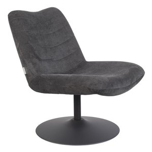 Zuiver draaifauteuil Bubba Dark Grey