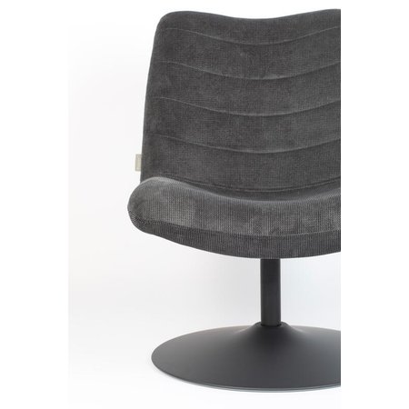 Zuiver Zuiver draaifauteuil Bubba Dark Grey