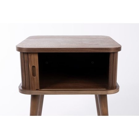 Zuiver Zuiver bijzettafel Barbier Walnut