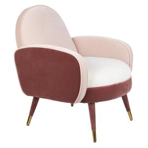 Zuiver Zuiver fauteuil Sam Pink/White FR