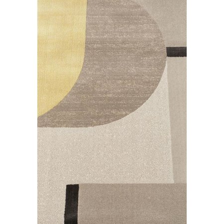 Zuiver Zuiver vloerkleed Hilton Grey/Yellow 200x300 cm