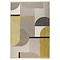 Zuiver Zuiver vloerkleed Hilton Grey/Yellow 160x230 cm