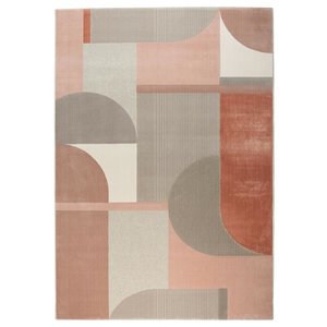 Zuiver vloerkleed Hilton Grey/Pink 200x300 cm