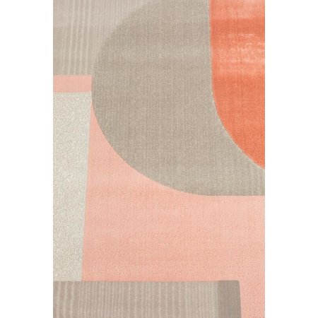 Zuiver Zuiver vloerkleed Hilton Grey/Pink 200x300 cm