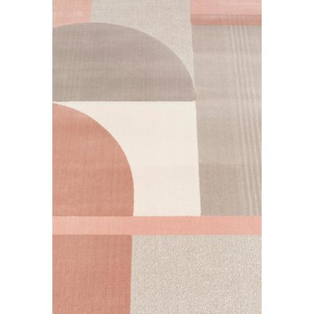 Zuiver Zuiver vloerkleed Hilton Grey/Pink 160x230 cm