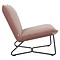 So True by Troubadour Fauteuil Lotus velvet roze