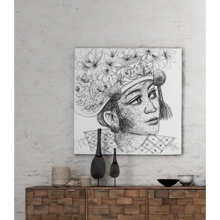 Must Living MUST Living wandkleed Balinese dame Kadek