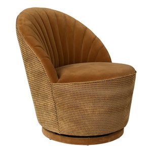 Dutchbone draaifauteuil Madison Whiskey