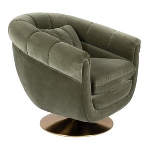 Dutchbone draaifauteuil Member Olive