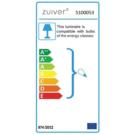 Zuiver Zuiver vloerlamp Metal Bow Brass