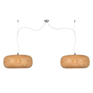 Good&Mojo hanglamp Palawan naturel dubbel