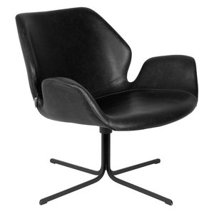 Zuiver draaifauteuil Nikki All Black