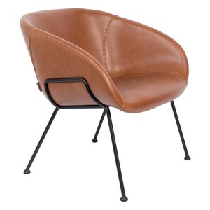 Zuiver fauteuil Feston Brown