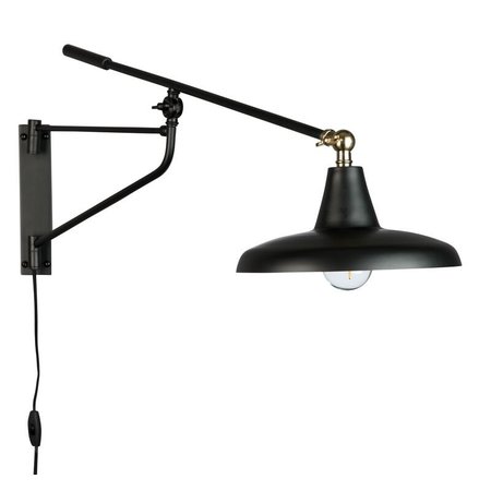 Dutchbone Dutchbone wandlamp Hector Black