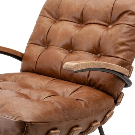 Fauteuil Clermont cognac