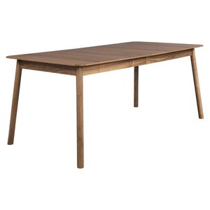 Zuiver uitschuifbare eettafel Glimps Walnut 180 cm