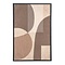 By-Boo By-Boo wanddecoratie Ato brown 90x60 cm