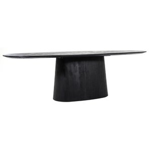 Eleonora eettafel Aron zwart ovaal 250 cm