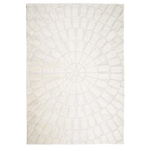 By-Boo vloerkleed Sunburst off-white 200x300 cm