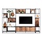 DTP Home TV-wandelement dressoir Cosmo