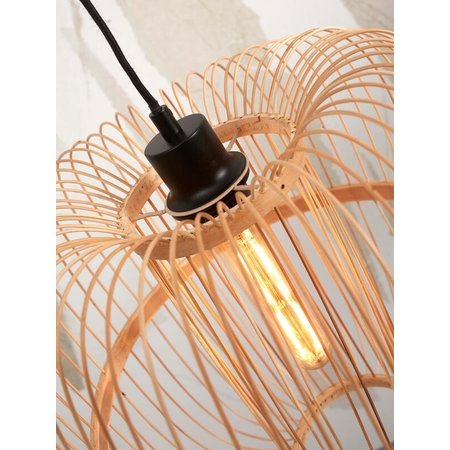 Good&Mojo Good&Mojo vloerlamp Hokkaido wit/naturel small